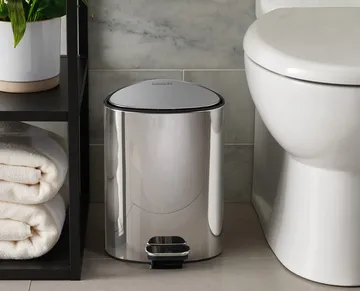 Easystore luxe pedaalemmer 5 L - Roestvrij staal - Joseph Joseph