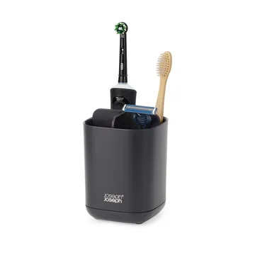 Easystore tandenborstelhouder 12,8 cm - Zwart - Joseph Joseph