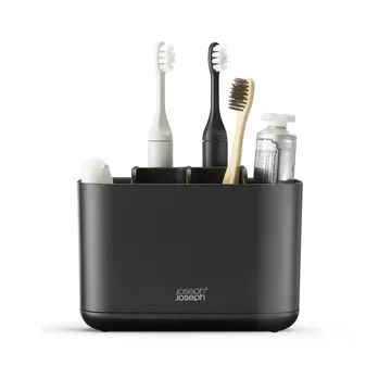Easystore tandenborstelhouder large 17,6 cm - Zwart - Joseph Joseph
