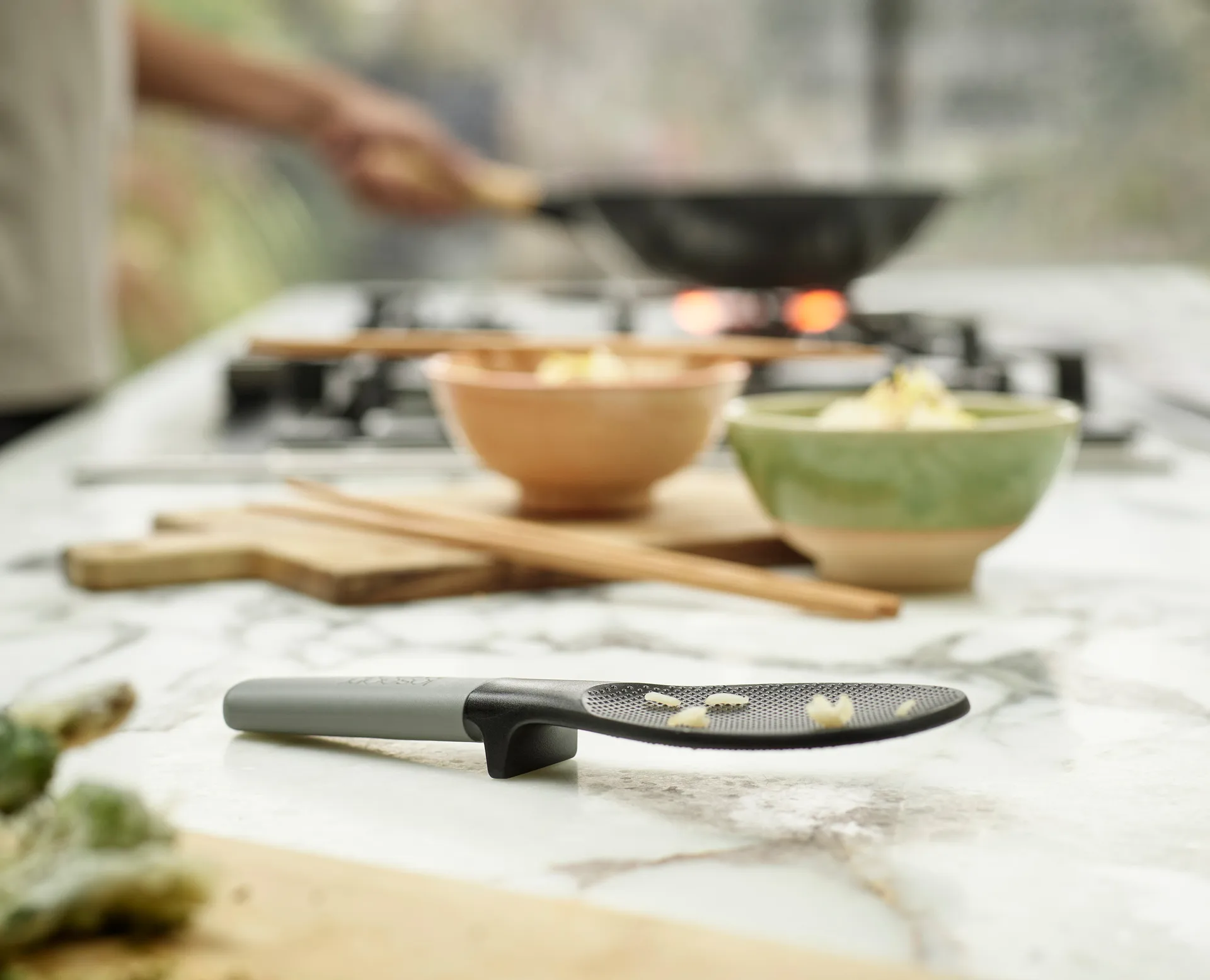 Elevate fusie rijstlepel 19,8 cm, Zwart Joseph Joseph