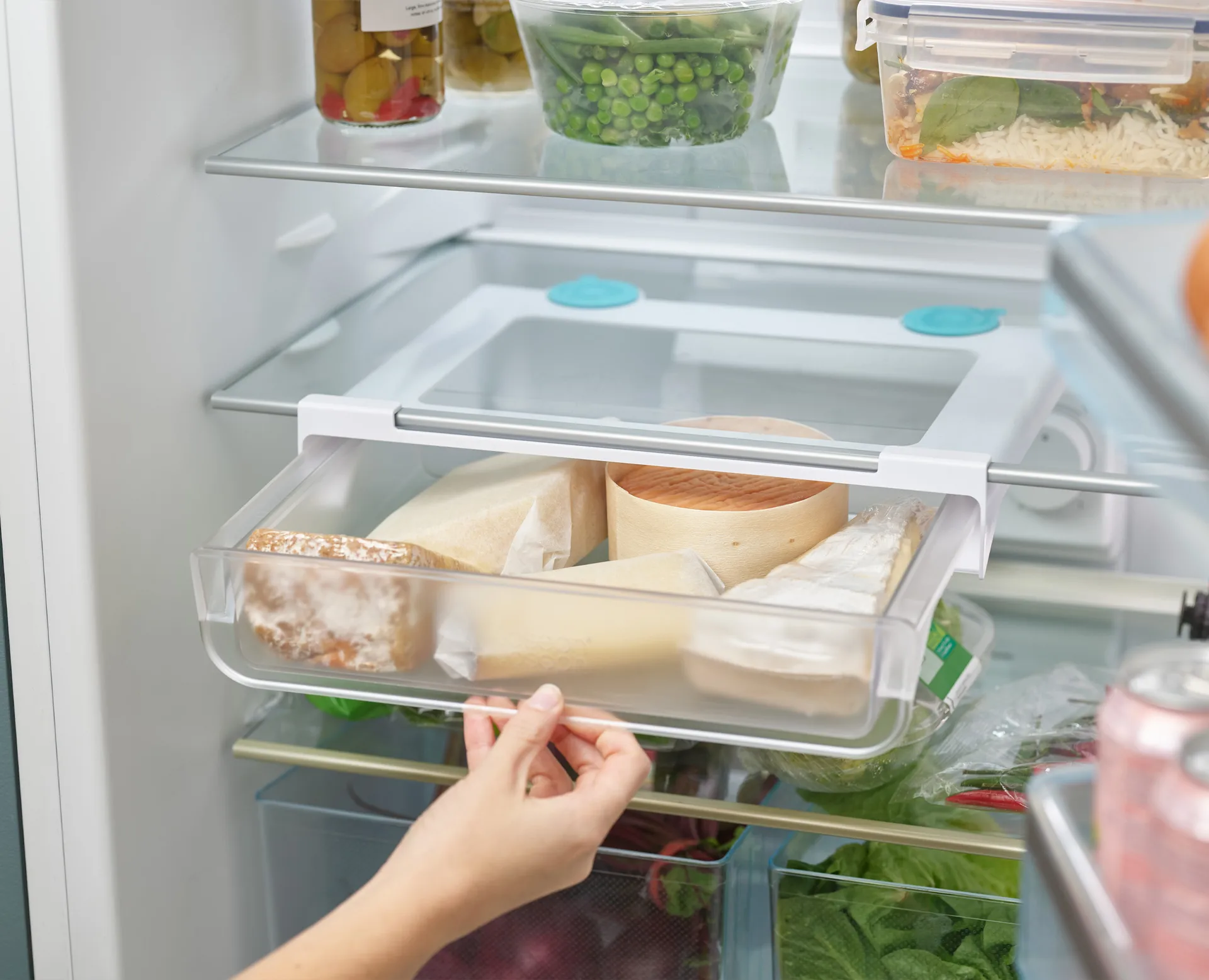 Fridgestore koelkastopslag, Transparant Joseph Joseph
