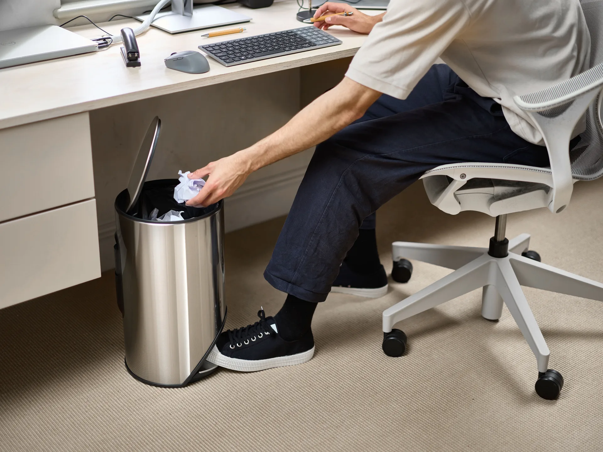 Joseph Joseph Arc pedaalemmer 10 L, Stainless steel Joseph Joseph