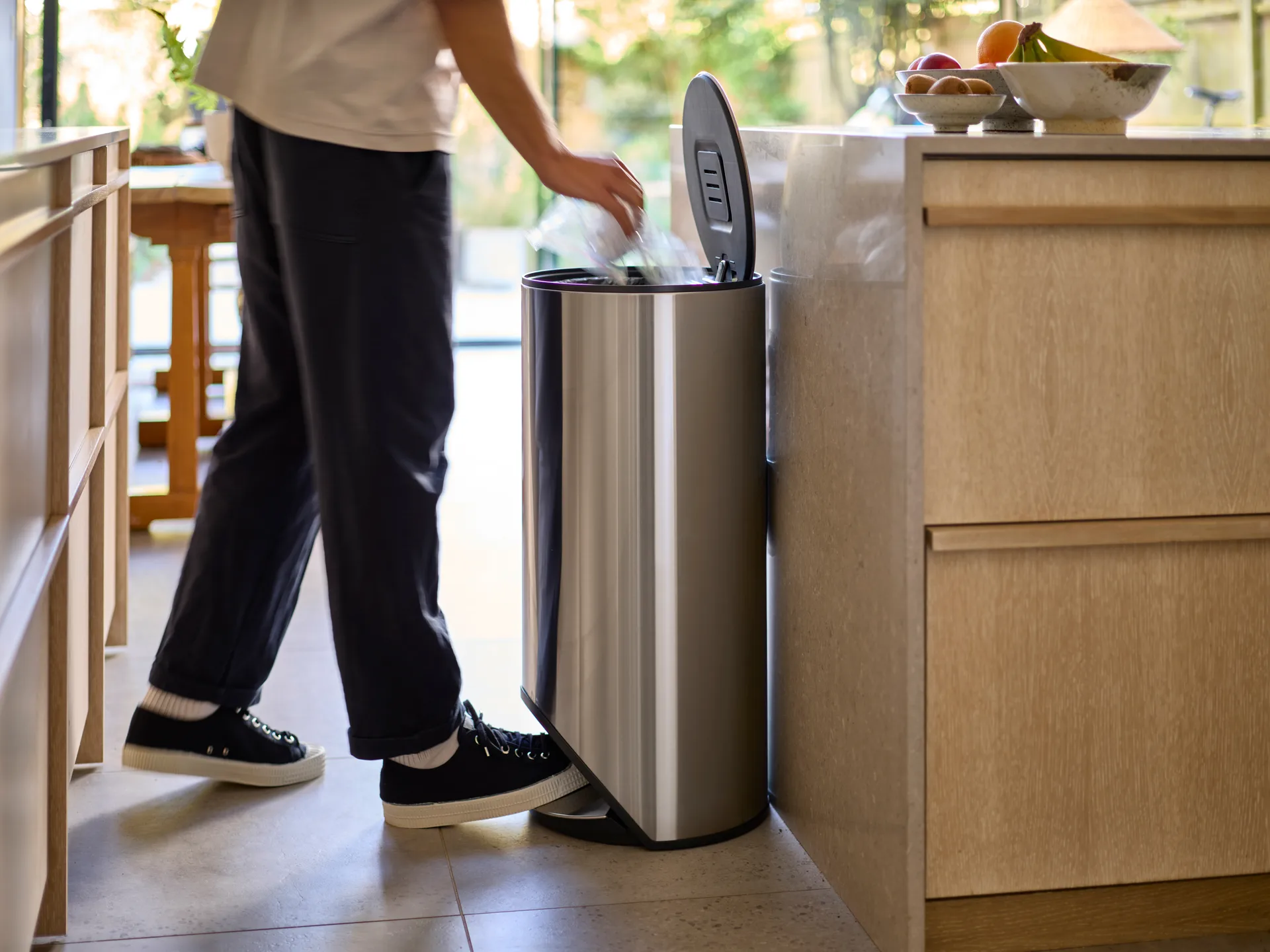 Joseph Joseph Arc pedaalemmer 30 L, Stainless steel Joseph Joseph