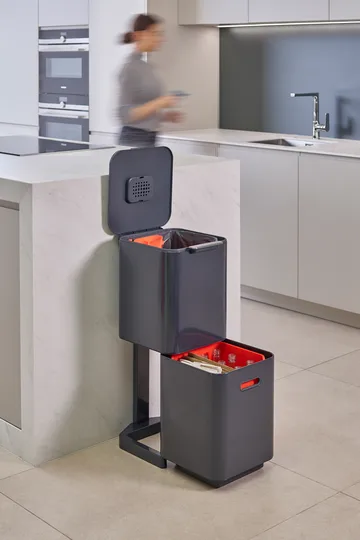Joseph Joseph Totem Compact Afvalbak 40 L - Graphite - Joseph Joseph