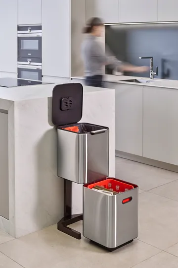 Joseph Joseph Totem Compact Afvalbak 40 L - Stainless steel - Joseph Joseph