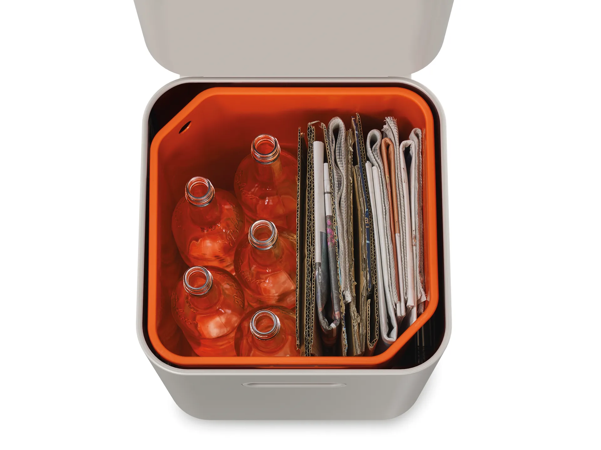 Joseph Joseph Totem Compact Afvalbak 40 L, Stone Joseph Joseph