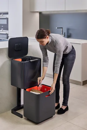 Joseph Joseph Totem Max vuilnisbak 60 L - Graphite - Joseph Joseph