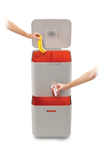 Joseph Joseph Totem Max vuilnisbak 60 L - Stone - Joseph Joseph