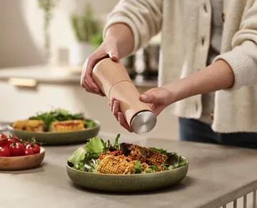 Milltop no spill zoutmolen 19 cm - Beukenhout - Joseph Joseph