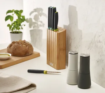 Milltop zout- en pepermolen 2-delig - Grijs-wit - Joseph Joseph