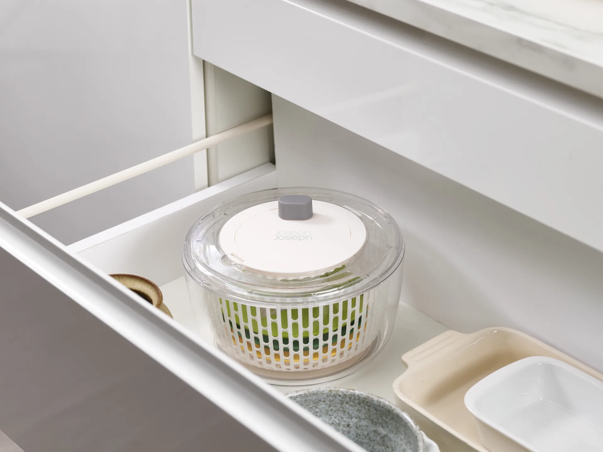 Multi prep saladegerei 4-delig, Transparant Joseph Joseph