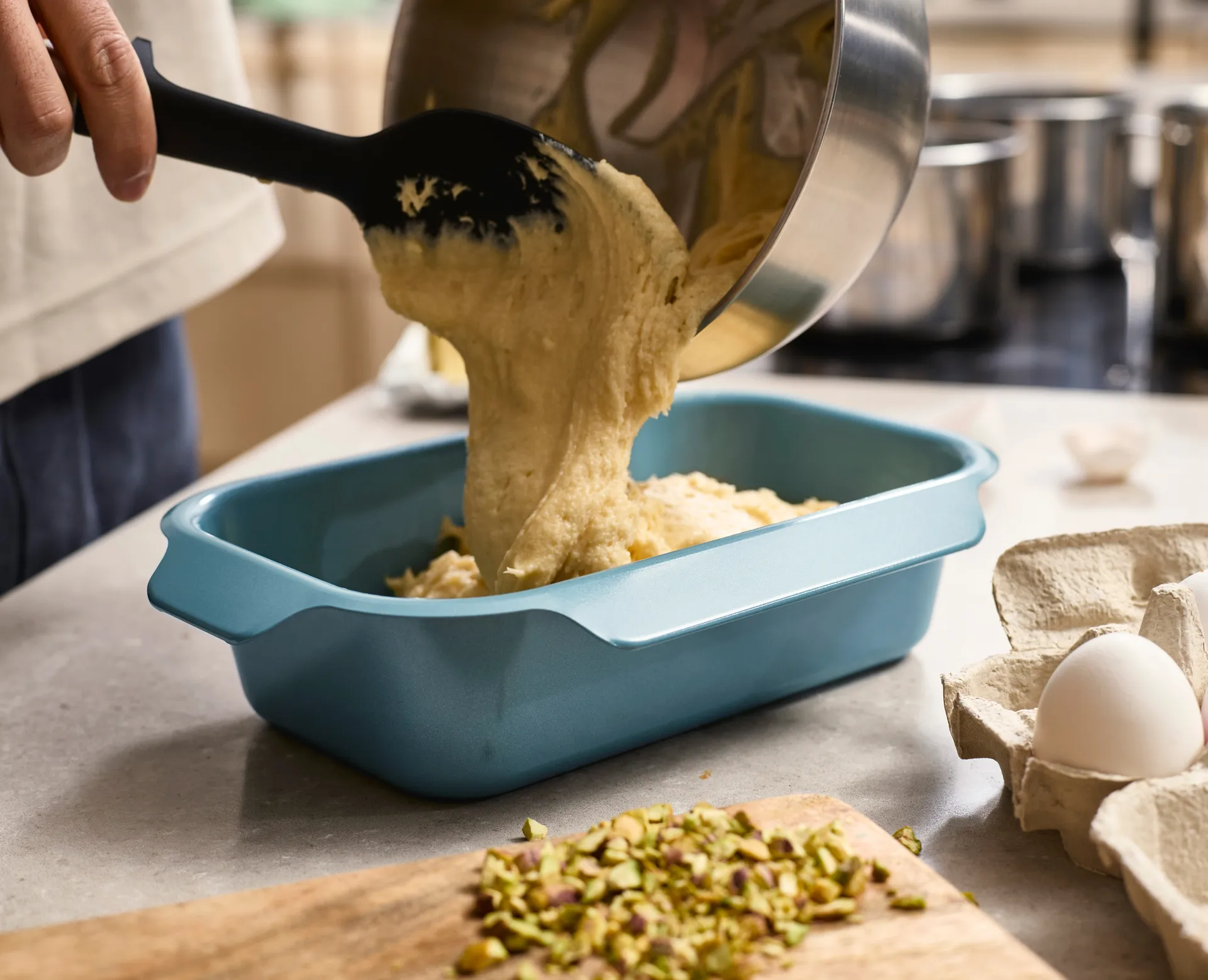 Nest bake broodvorm 30 cm, Blauw Joseph Joseph