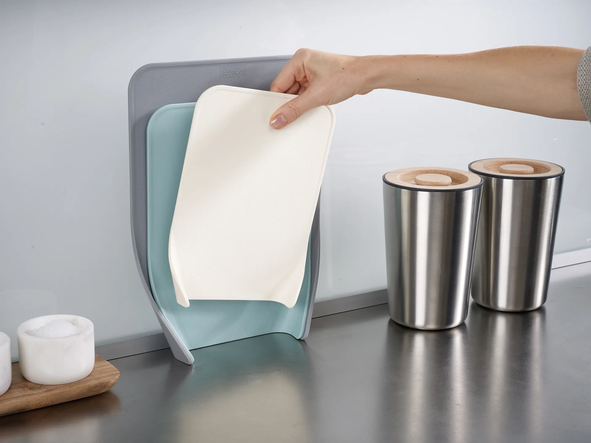 Nest chop snijplank, Opal Joseph Joseph