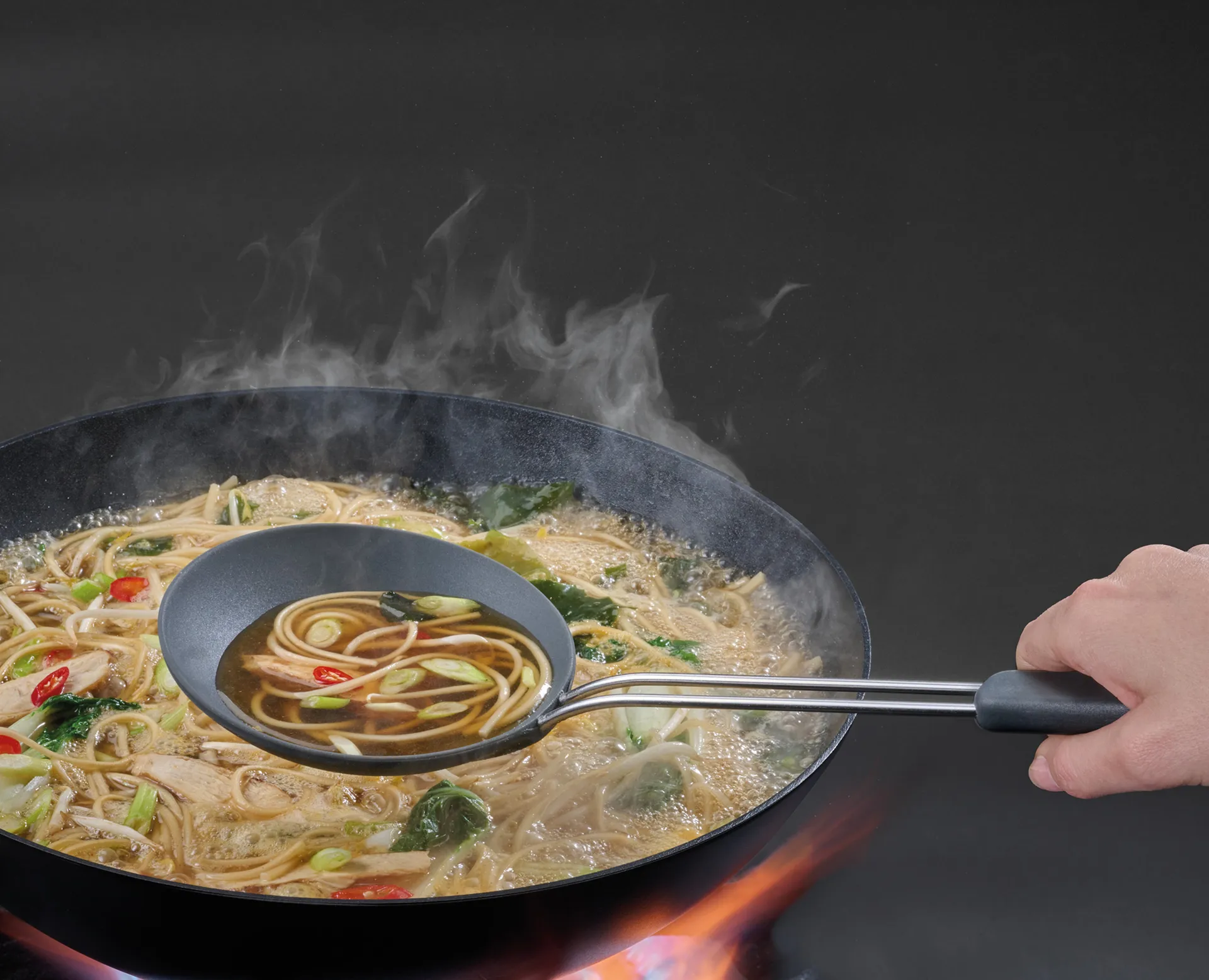 Nest fusion wokset 3-delig, Zwart Joseph Joseph