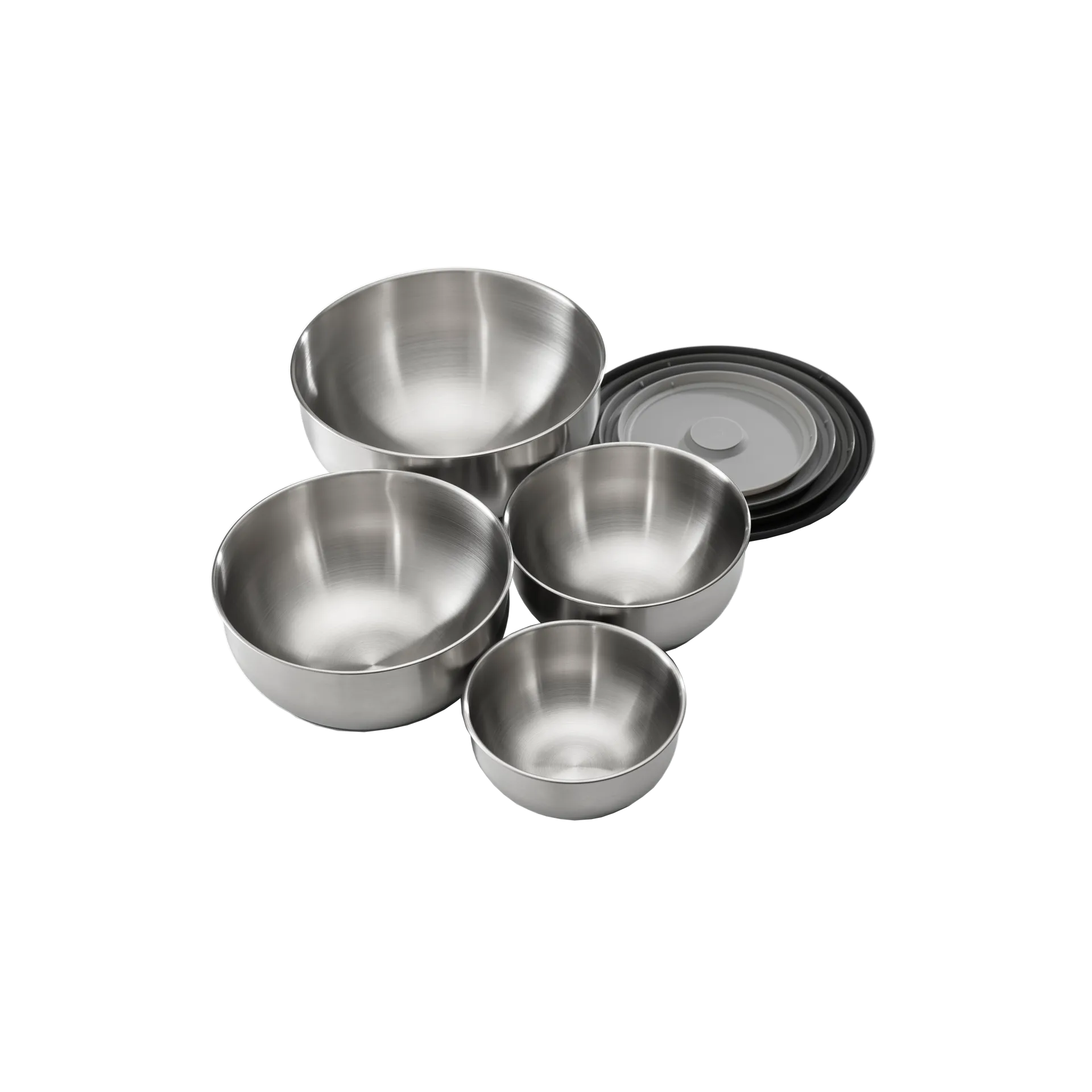 Nest prep & store kommen 8-delig, Staal Joseph Joseph
