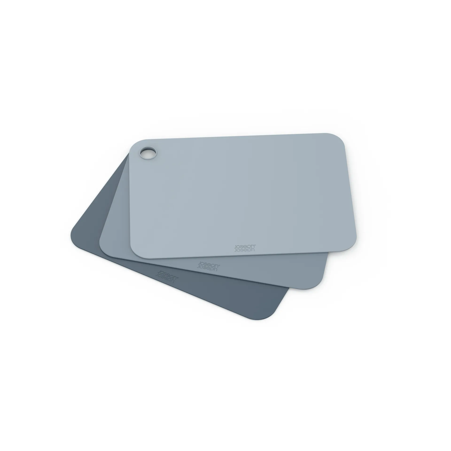 Pop snijplank 3-pack, Blauw Joseph Joseph