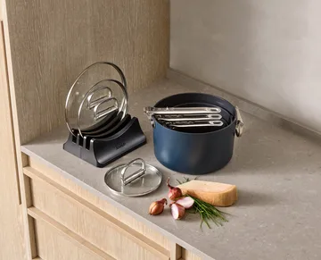 Space non stick steelpan 8-delig - Blauw - Joseph Joseph