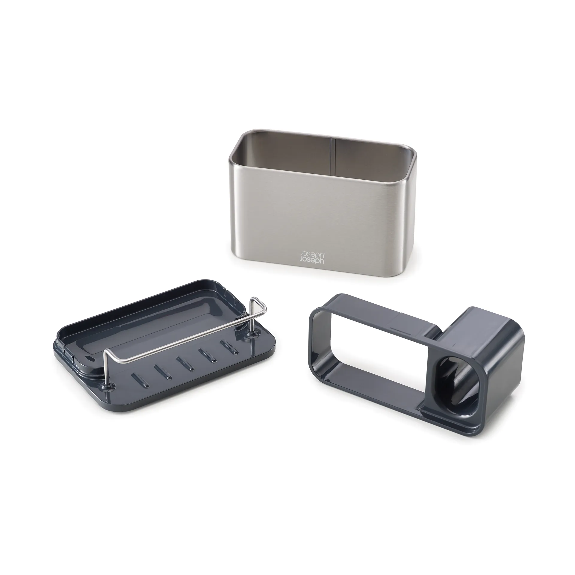 Surface aanrecht-organizer 18 cm, Roestvrij staal Joseph Joseph