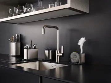 Surface aanrecht-organizer 18 cm - Roestvrij staal - Joseph Joseph