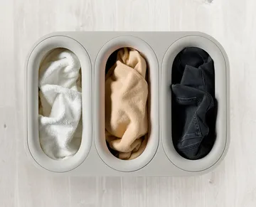 Tota Trio Luxe wasmand 90 L - Ecru - Joseph Joseph