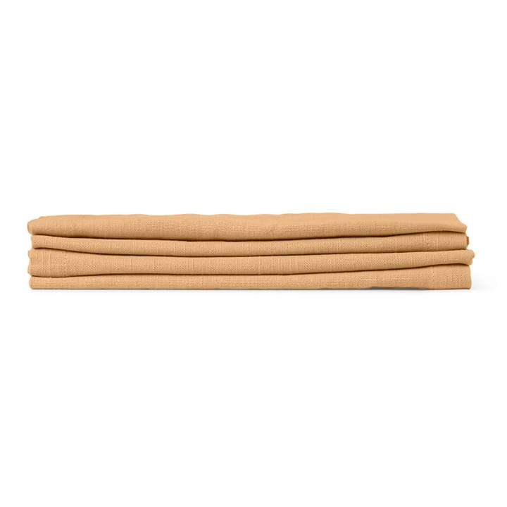 Basic stoffen servet 4-pack, Oker Juna