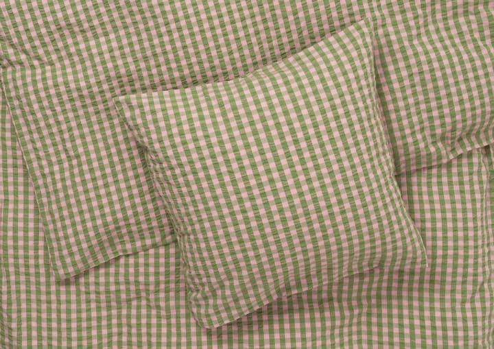 Bæk&Bølge dekbedovertrek 140x220 cm, Groen-lichtroze Juna
