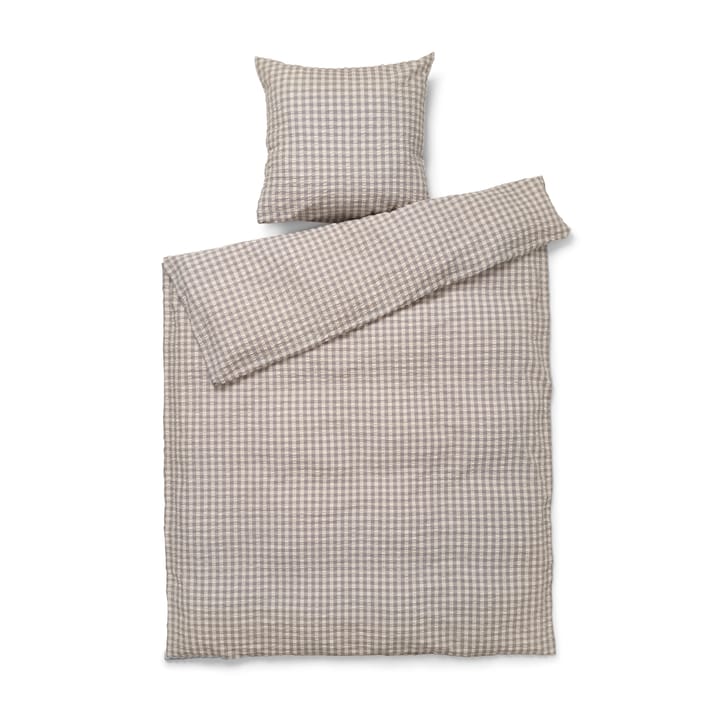 Bæk&Bølge dekbedovertrek 150x210 cm - Grijs-berk - Juna