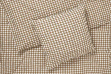 Bæk&Bølge dekbedovertrek 150x210 cm - karamel-offwhite - Juna