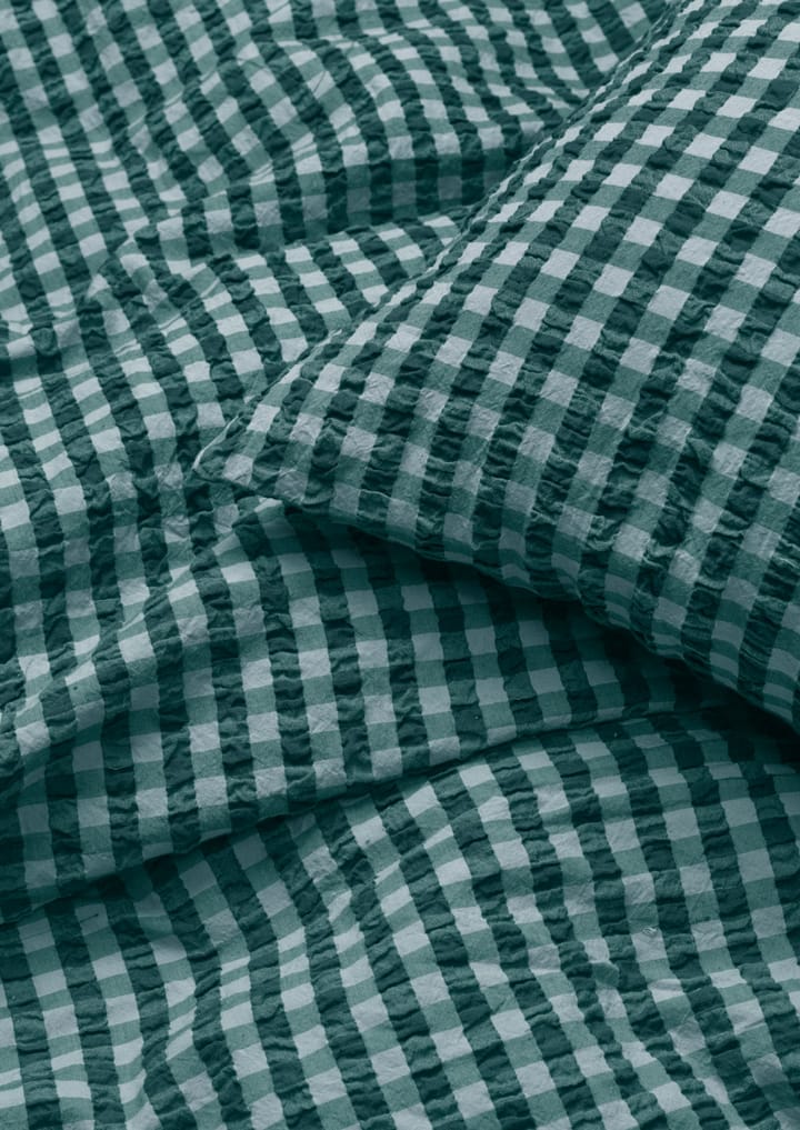 Bæk&Bølge dekbedovertrek 200x220 cm, Groen-lichtblauw Juna