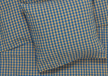 Bæk&Bølge dekbedovertrek 220x220 cm - Blauw-oker - Juna