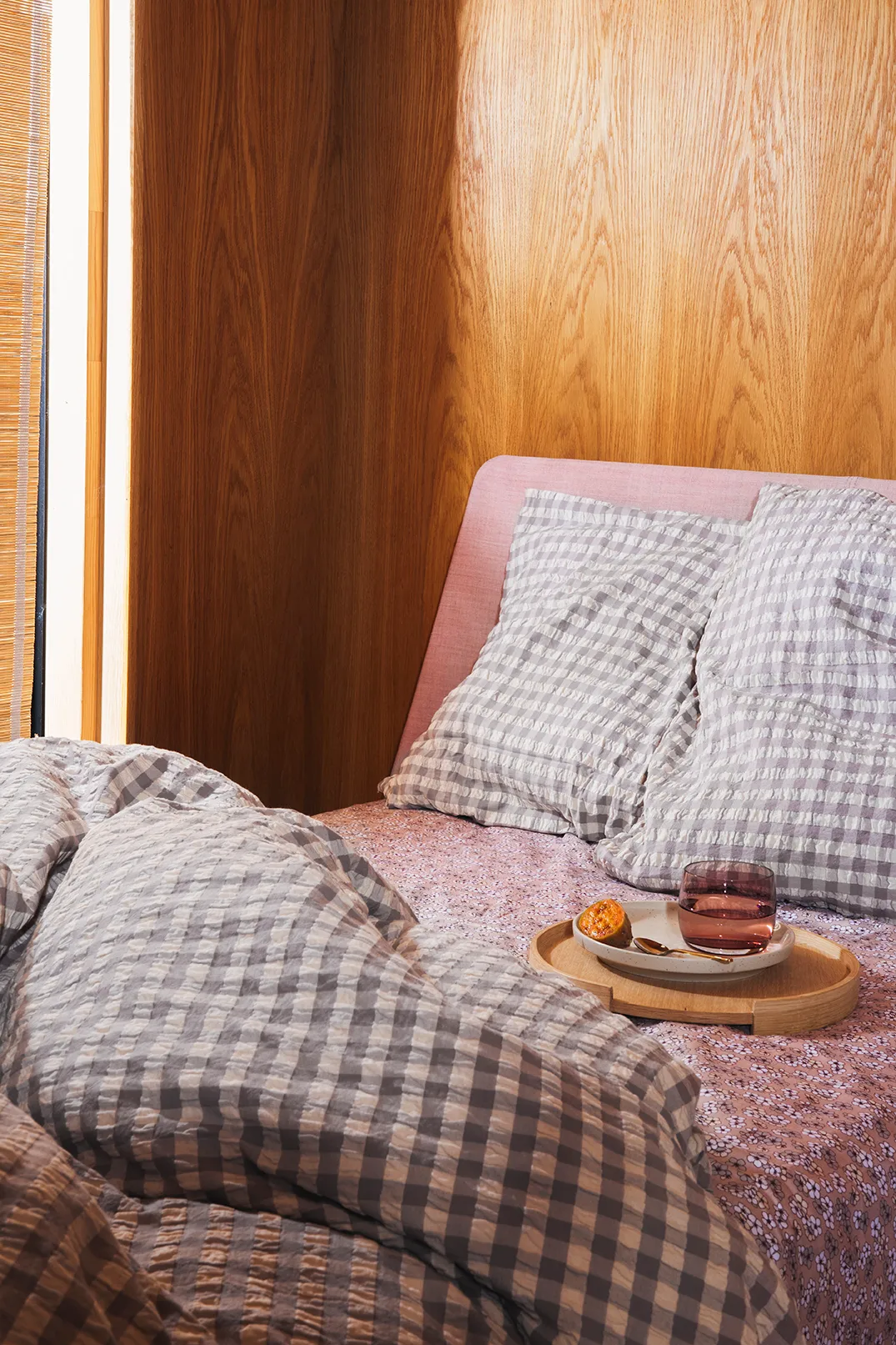 Bæk&Bølge kussensloop 50x60 cm, Grijs-berk Juna