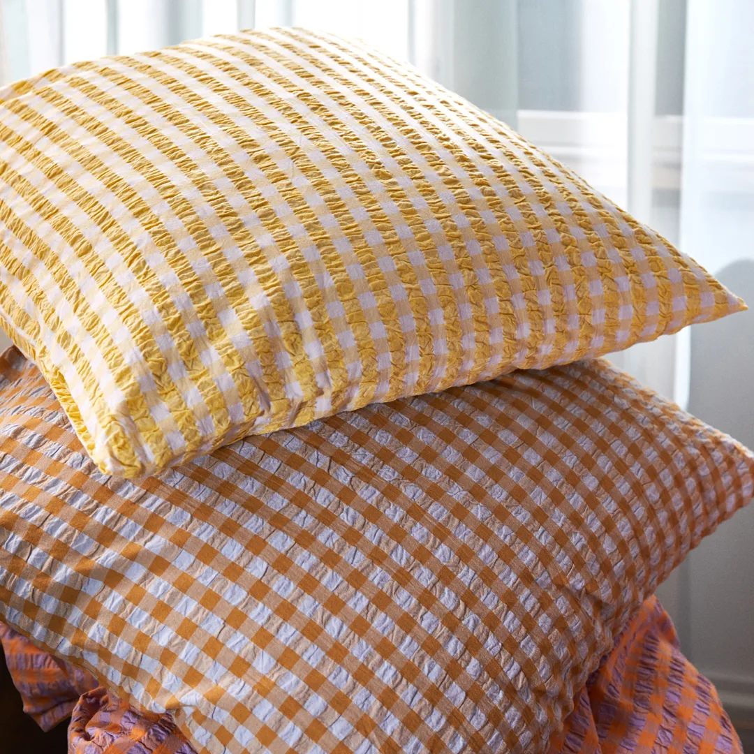 Bæk&Bølge kussensloop 50x60 cm, Lichtblauw zand Juna