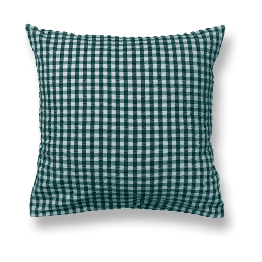 Juna Bæk&Bolge kussensloop 60x63 cm Groen-lichtblauw