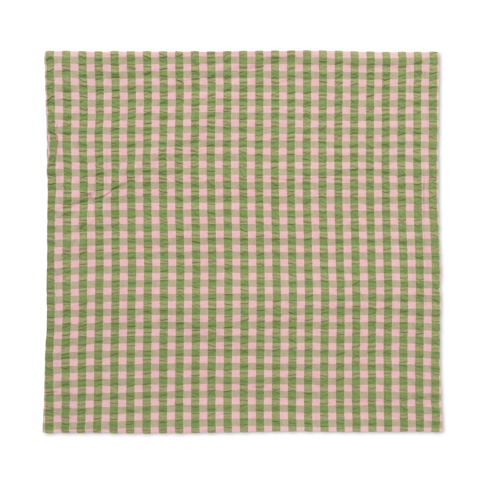 Bæk&Bølge kussensloop 60x63 cm, Groen-lichtroze Juna