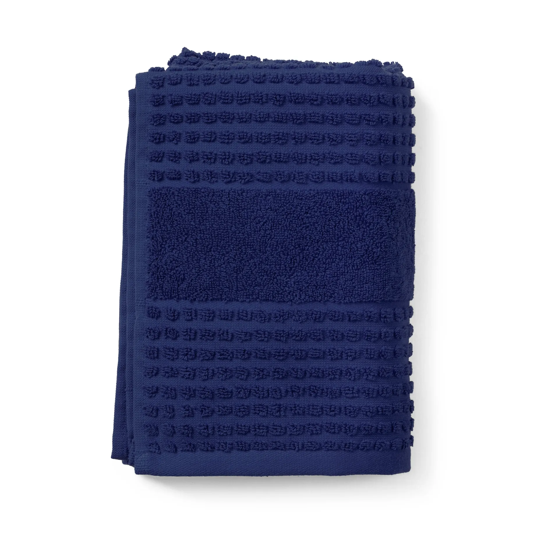 Check handdoek 50x100 cm, Marineblauw Juna