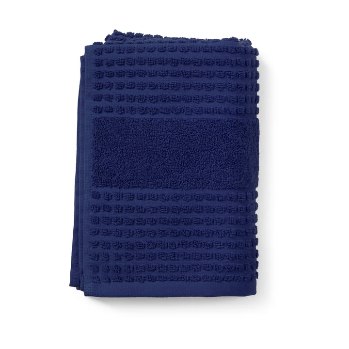 Check handdoek 50x100 cm - Marineblauw - Juna
