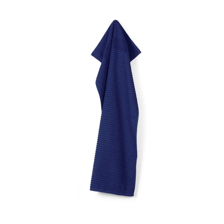 Check handdoek 50x100 cm, Marineblauw Juna