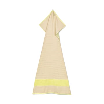 Check handdoek 70x140 cm - Geel-roze - Juna