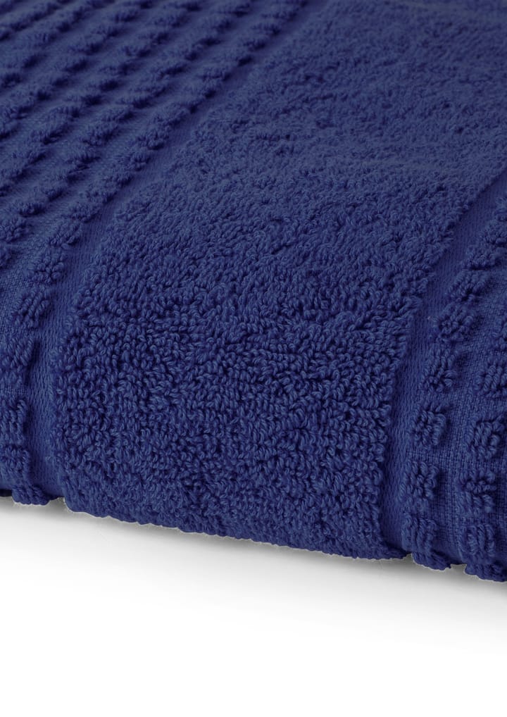 Check handdoek 70x140 cm, Marineblauw Juna