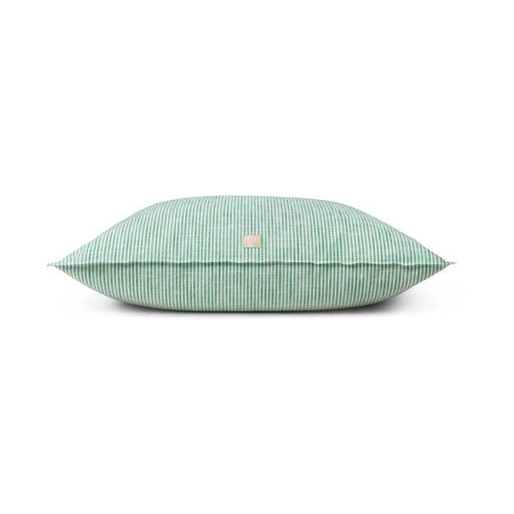 Monochrome Lines kussensloop 50x60 cm, Groen-wit Juna