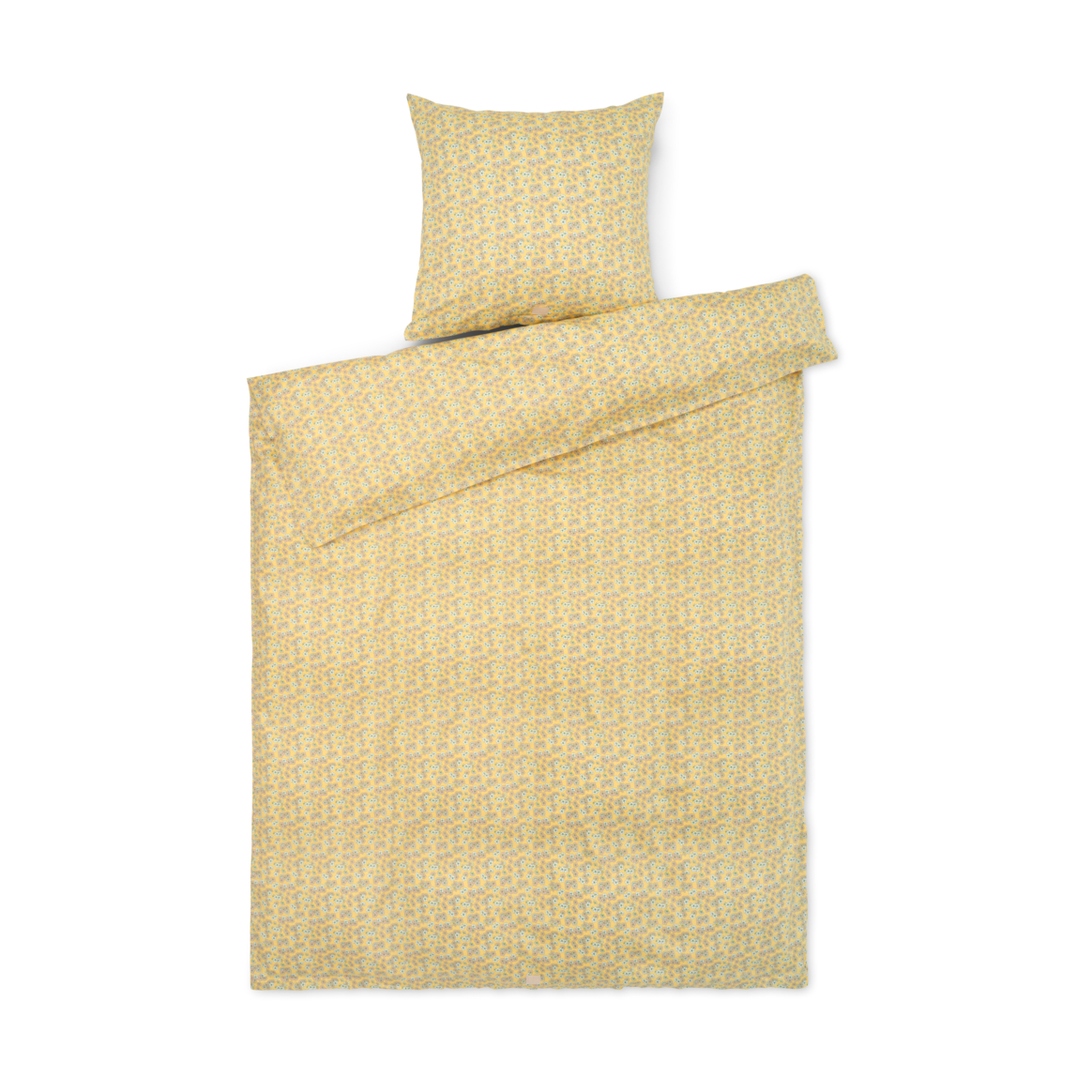 Juna Pleasantly dekbedovertrek 150x210 cm Geel | Scandinavisch Interieur | Beddensets | Geel