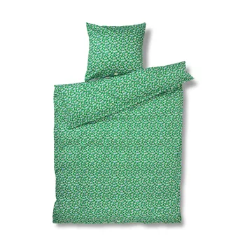 Pleasantly dekbedovertrek 150x210 cm - Groen - Juna
