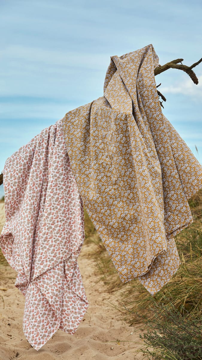 Pleasantly dekbedovertrek 150x210 cm, Wit-roze Juna