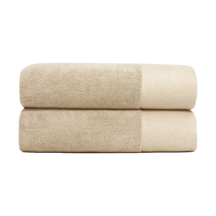 Juniper douchehanddoek 70x140 cm 2-pack - Beach Sand - Juniper