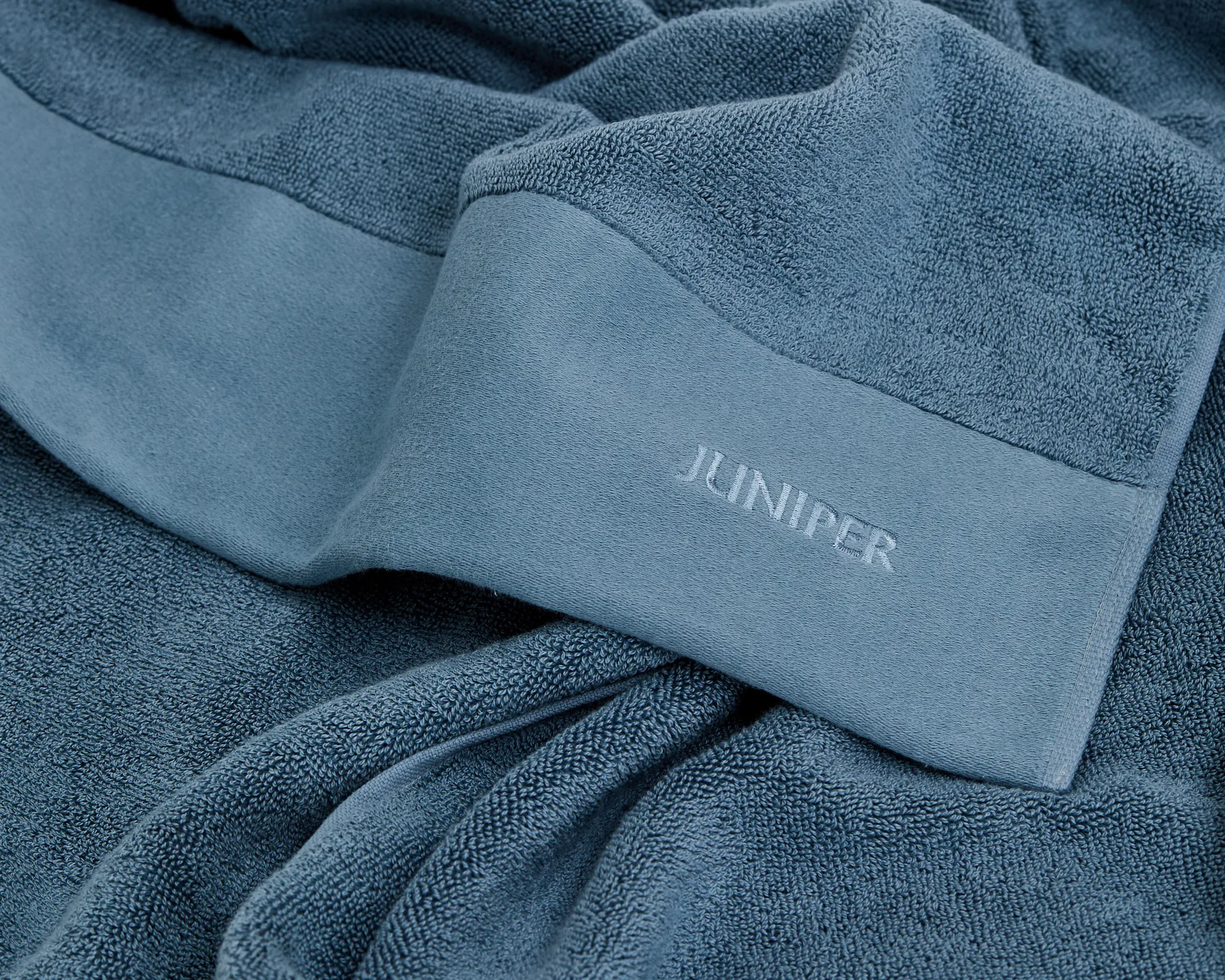 Juniper douchehanddoek 70x140 cm 2-pack, North Sea Blue Juniper