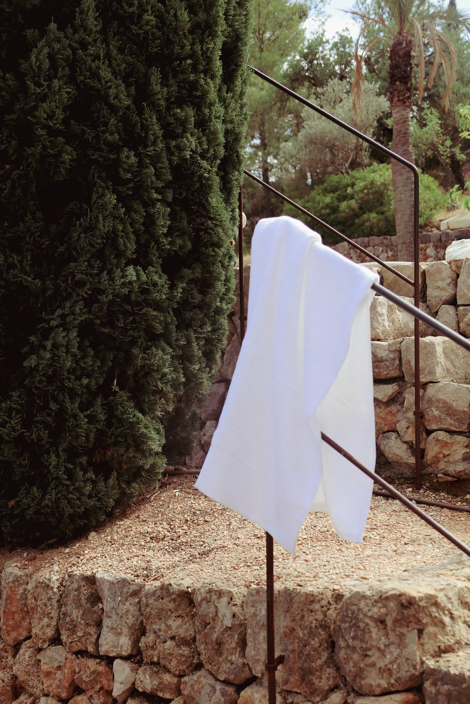 Juniper douchehanddoek 70x140 cm 2-pack, Snow White Juniper