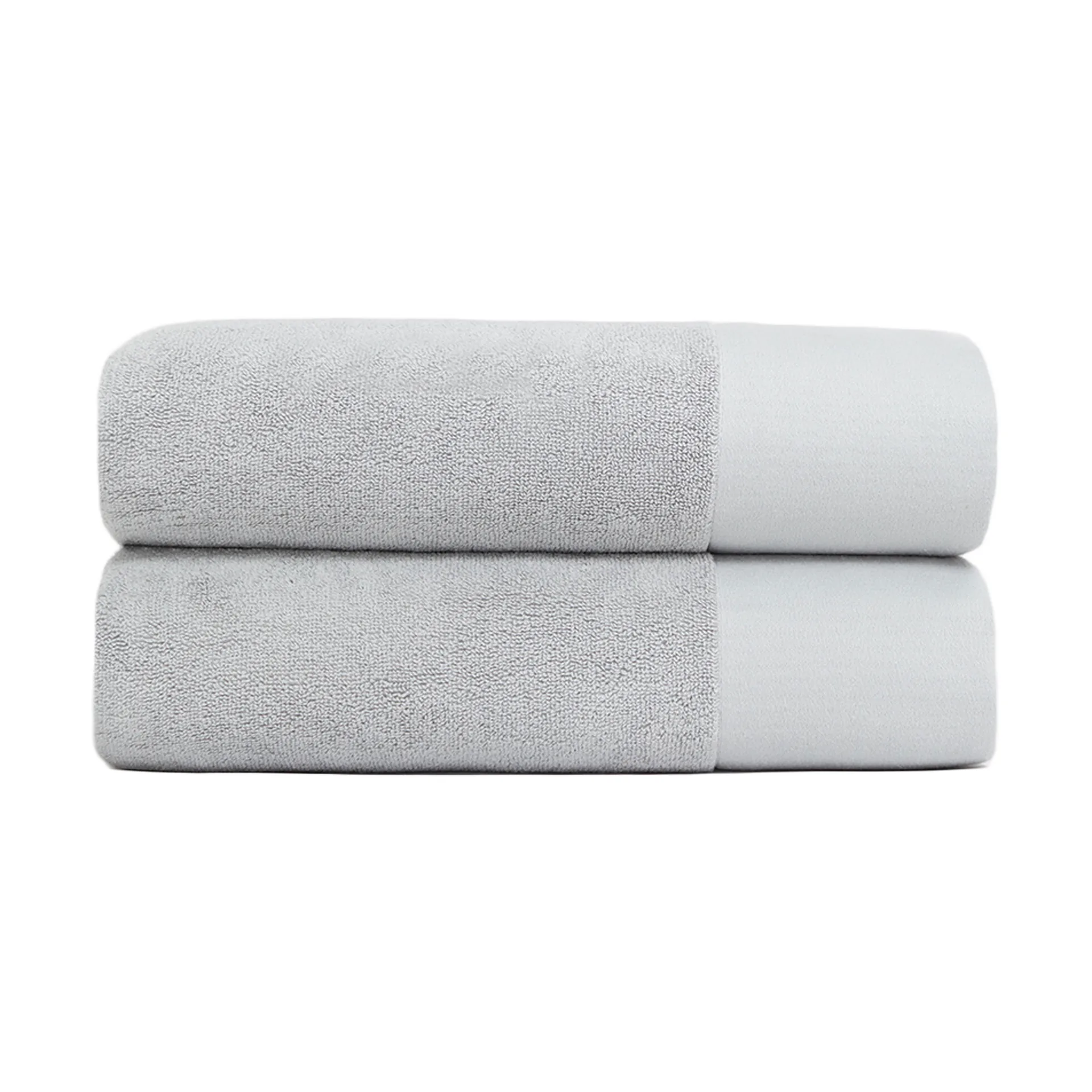 Juniper douchehanddoek 70x140 cm 2-pack, Stone Grey Juniper