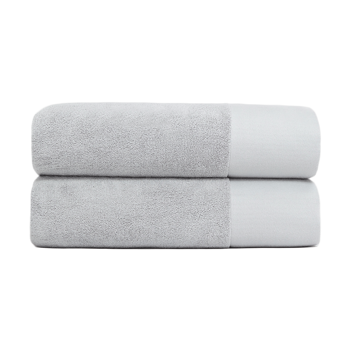 Juniper douchehanddoek 70x140 cm 2-pack Stone Grey | Scandinavisch Interieur | Badhanddoeken | Grijs