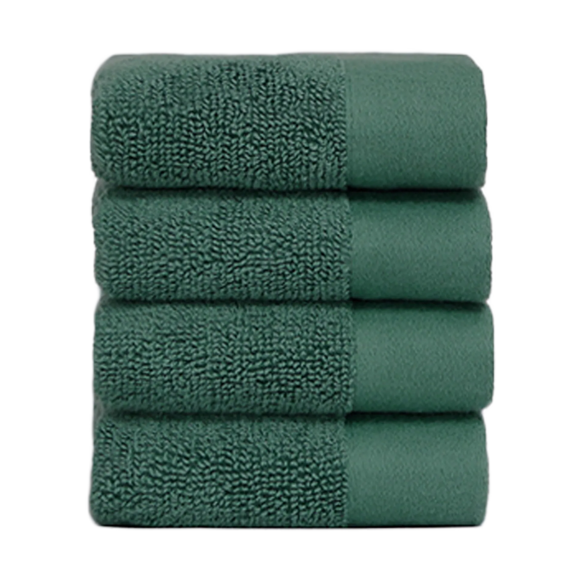 Juniper gezichtshanddoek 30x30 cm 4-pack, Juniper Green Juniper