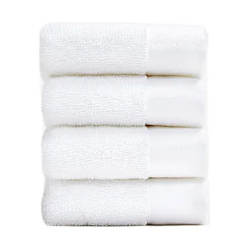 Juniper gezichtshanddoek 30x30 cm 4-pack - Snow White - Juniper
